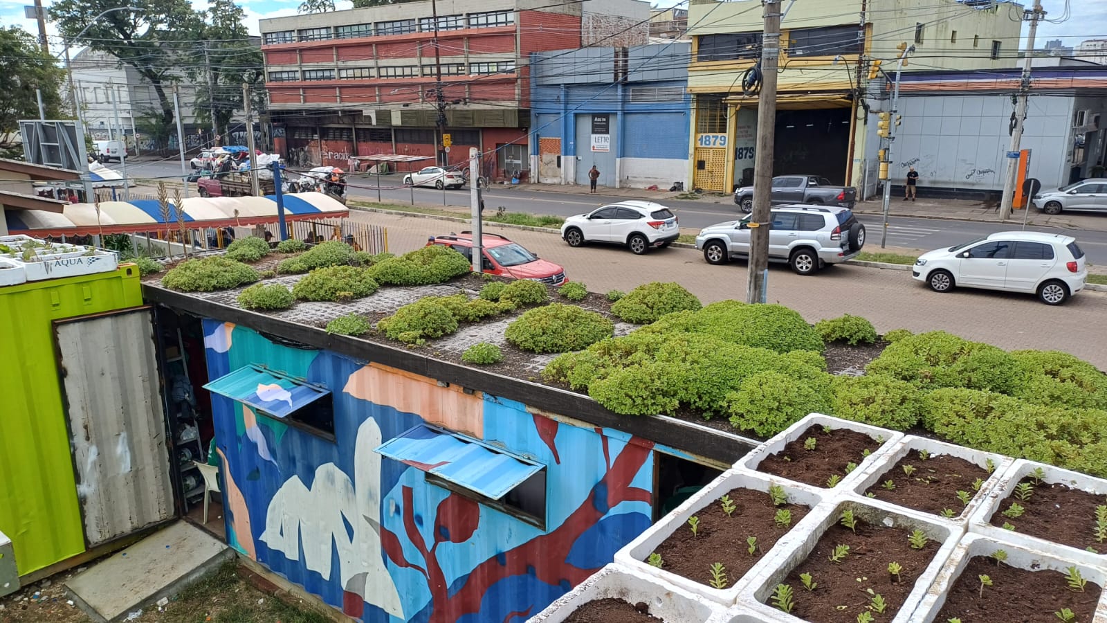 Projeto comunitário de reciclagem